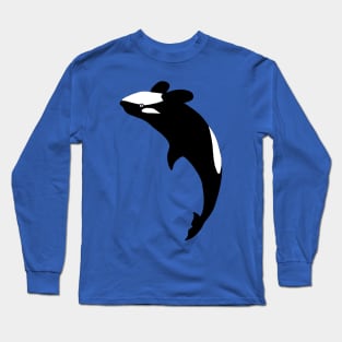 Killer whale diving Long Sleeve T-Shirt